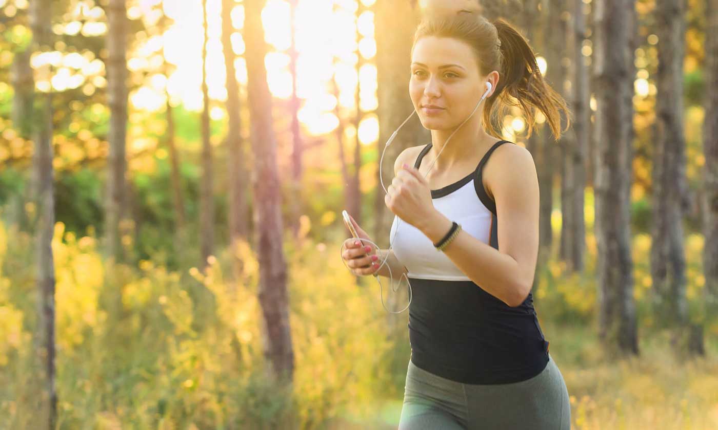 Modern Living Health Tips Healthy Life First Girl Running in the Park